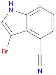 3-Bromo-1H-indole-4-carbonitrile