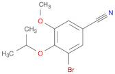 3-Bromo-4-isopropoxy-5-methoxybenzonitrile
