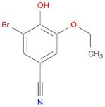 3-Bromo-5-ethoxy-4-hydroxybenzonitrile
