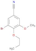 3-Bromo-5-methoxy-4-propoxybenzonitrile