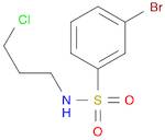 3-Bromo-N-(3-chloropropyl)benzenesulfonamide