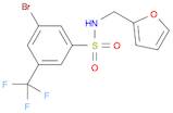 N-(Furan-2-ylmethyl) 3-bromo-5-trifluoromethylbenzenesulfonamide