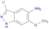 3-CHLORO-6-METHOXY-1H-INDAZOL-5-AMINE