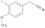 3-Fluoro-4-methoxylphenylacetonitrile