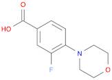 3-Fluoro-4-morpholinobenzoic Acid