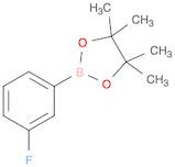 2-(3-Fluorophenyl)-4,4,5,5-tetramethyl-1,3,2-dioxaborolane