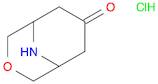 3-Oxa-9-azabicyclo[3.3.1]nonan-7-one hydrochloride