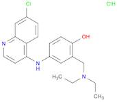 7-Chloro-4-(3'-diethylaminomethyl-4'-hydroxyanilino)quinoline dihydrochloride
