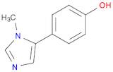 4-(1-Methyl-1H-imidazol-5-yl)phenol