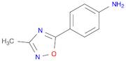 4-(3-Methyl-1,2,4-oxadiazol-5-yl)aniline
