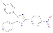 4-(4-(4-Fluorophenyl)-2-(4-nitrophenyl)-1H-imidazol-5-yl)pyridine