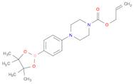 Allyl 4-(4-(4,4,5,5-tetramethyl-1,3,2-dioxaborolan-2-yl)phenyl)piperazine-1-carboxylate