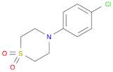 4-(4-CHLOROPHENYL)THIOMORPHOLINE 1,1-DIOXIDE