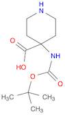 4-((tert-Butoxycarbonyl)amino)piperidine-4-carboxylic acid