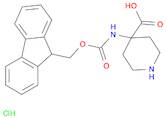 4-Piperidinecarboxylicacid,4-[[(9H-fluoren-9-ylmethoxy)carbonyl]amino]-,monohydrochloride(9CI)