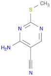4-Amino-2-(methylthio)pyrimidine-5-carbonitrile