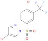 4-Bromo-1-(4-bromo-3-(trifluoromethyl)phenylsulfonyl)-1H-pyrazole