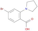 4-BroMo-2-pyrrolidinobenzoic Acid