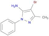 4-Bromo-3-methyl-1-phenyl-1H-pyrazol-5-ylamine