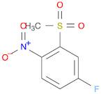 4-Fluoro-2-(methylsulfonyl)nitrobenzene