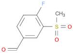 _x000D_4-Fluoro-3-(methylsulfonyl)benzaldehyde