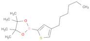 2-(4-Hexylthiophen-2-yl)-4,4,5,5-tetramethyl-1,3,2-dioxaborolane
