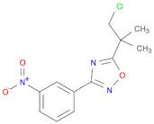 5-(1-Chloro-2-methylpropan-2-yl)-3-(3-nitrophenyl)-1,2,4-oxadiazole