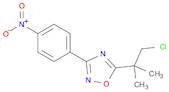 5-(1-Chloro-2-methylpropan-2-yl)-3-(4-nitrophenyl)-1,2,4-oxadiazole