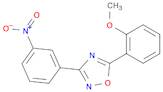 5-(2-METHOXYPHENYL)-3-(3-NITROPHENYL)-1,2,4-OXADIAZOLE