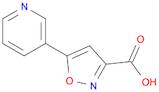 5-(Pyridin-3-yl)isoxazole-3-carboxylic acid