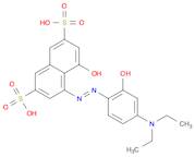 5-(4-DIETHYLAMINO-2-HYDROXYPHENYLAZO)-4-HYDROXYNAPHTHALENE-2,7-DISULFONIC ACID SODIUM SALT