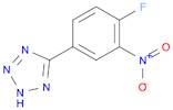 5-(4-Fluoro-3-nitrophenyl)-2H-tetrazole