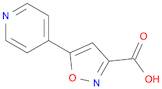 5-(Pyridin-4-yl)isoxazole-3-carboxylic acid