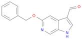 5-BENZYLOXY-1H-PYRROLO(2,3-C)PYRIDINE-3- CARBOXALDEHYDE, 97