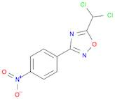 5-(Dichloromethyl)-3-(4-nitrophenyl)-1,2,4-oxadiazole