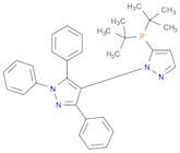 5-(Di-tert-butylphosphino)-1′, 3′, 5′-triphenyl-1′H-[1,4′]bipyrazole