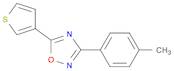 5-(Thiophen-3-yl)-3-p-tolyl-1,2,4-oxadiazole