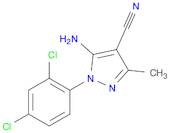 5-AMINO-1-(2,4-DICHLOROPHENYL)-3-METHYL-1H-PYRAZOLE-4-CARBONITRILE