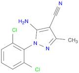 5-Amino-1-(2,6-dichlorophenyl)-3-methyl-1H-pyrazole-4-carbonitrile