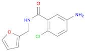 5-Amino-2-chloro-N-(furan-2-ylmethyl)benzamide