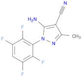 5-AMINO-3-METHYL-1-(2,3,5,6-TETRAFLUOROPHENYL)-1H-PYRAZOLE-4-CARBONITRILE