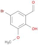 5-Bromo-2-hydroxy-3-methoxybenzaldehyde