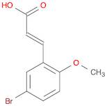 3-(5-Bromo-2-methoxyphenyl)acrylic acid