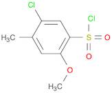 5-Chloro-2-methoxy-4-methylbenzene-1-sulfonyl chloride