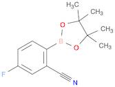5-Fluoro-2-(4,4,5,5-tetramethyl-1,3,2-dioxaborolan-2-yl)benzonitrile