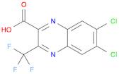 6,7-Dichloro-3-(trifluoromethyl)quinoxaline-2-carboxylic acid