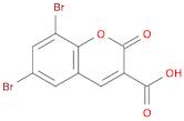 6,8-Dibromo-2-oxo-2H-chromene-3-carboxylic acid