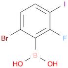 (6-Bromo-2-fluoro-3-iodophenyl)boronic acid