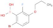 6-BROMO-2-FLUORO-3-PROPOXYPHENYLBORONIC ACID