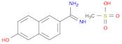 6-Hydroxy-2-naphthimidamide methanesulfonate salt